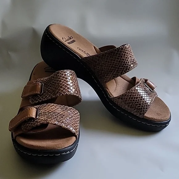 Clarks Shoes Clarks Delana Fenela Sandals Womens Two Hl - Main Image